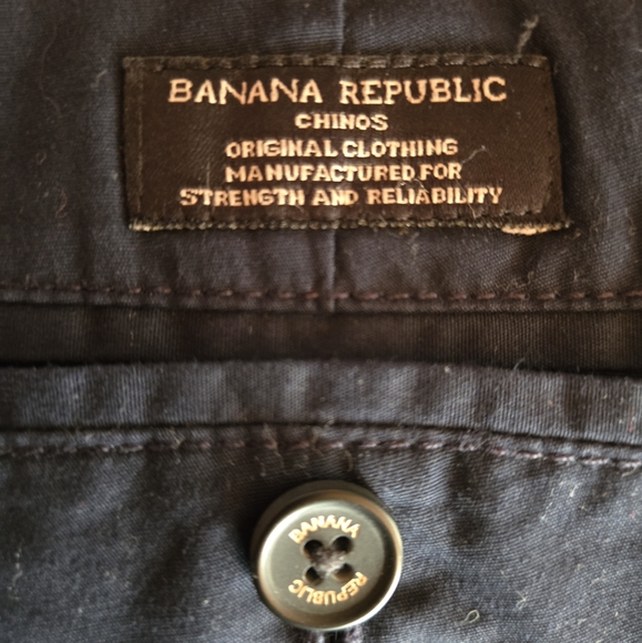 💙 Banana Republic Chinos | 👖 Men’s Pants 33x30 | Preppy Navy 💙 - Picture 5 of 7